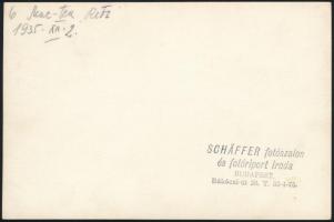 cca 1935 Báli ruhák divatja Budapesten, az 1930-as években, 4 db vintage fotó, 11,5x17 cm és 17,5x23...