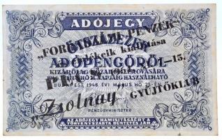 1964-1968. Különböző, Pécsett rendezett kiállítások alkalmából felülnyomott, nagyrészt pengő papírpé...