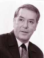 cca 1974 Színész portrék - Csűrös Karola, Szántó Erzsébet, Benkő Gyula, Madaras József, 4 db szabado...