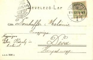 Szombathely, Piac a Fő téren, háttérben a Hungária szálló