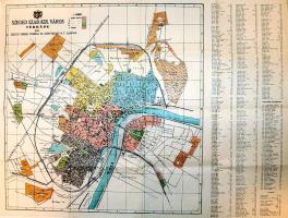 1937 Szeged város térképe 65x47 cm