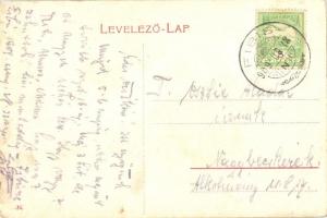 Temesfüves, Fibis; Görög katolikus templom, utcakép csendőrökkel / Greek Catholic church, gendarmes