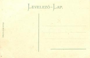 Déva, utcakép a jövőben, Issekutz Pál és Hirsch testvérek üzlete. Hirsch Adolf montázslapja / street...