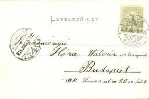 Déva, utcakép, Központi szálloda, Schumann és Elsásser és Breier Adolf üzlete. Kroll Gyula kiadása /...