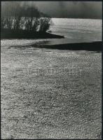 cca 1974 Zsigri Oszkár (1933-?) 2 db feliratozott, vintage fotóművészeti alkotása, 24x18 cm és 15x24...