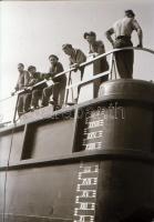 1948 Budapest, hajógyári képriport, 20 db szabadon felhasználható, vintage negatív, 24x36 mm