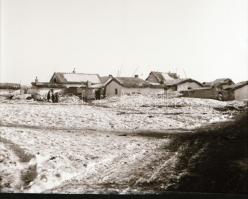 cca 1972 Kecskemét épülése, szépülése, 9 db szabadon felhasználható, vintage színes diapozitív felvétel, 24x36 mm