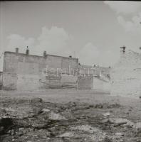 cca 1972 Kecskemét épülése, szépülése, 9 db szabadon felhasználható, vintage színes diapozitív felvé...