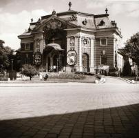 cca 1972 Kecskemét épülése, szépülése, 9 db szabadon felhasználható, vintage színes diapozitív felvé...