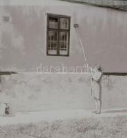 cca 1972 Kecskemét épülése, szépülése, 9 db szabadon felhasználható, vintage színes diapozitív felvé...