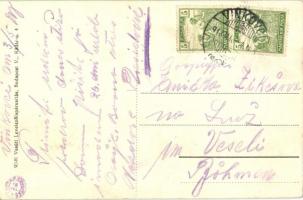 Vinkovce, Vinkovci; utcakép Carl Grünfeld üzletével / street view with shop