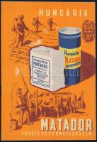 cca 1930 Matador porzó ás permetezőszer reklámnyomtatvány 38p.