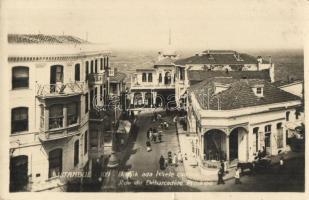 Constantinople, Istanbul; Büyük ada Iskele caddesi / Rue du Débarcadere Prinkipo / street view (small tear)