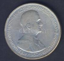 1930. 5P Ag "Horthy jobbra" T:3