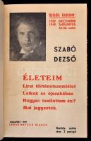 Szabó Dezső füzetek. I-LXXX. füzet. Teljes sorozat! (Kilenc kötetbe kötve.) Budapest, 1934-1942. Lud...