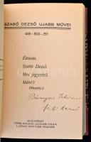 Szabó Dezső füzetek. I-LXXX. füzet. Teljes sorozat! (Kilenc kötetbe kötve.) Budapest, 1934-1942. Lud...