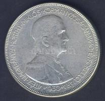 1930. 5P Ag "Horthy jobbra" T:2