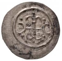 ~1141-1235. Denár Ag "II. Géza - II. András kora" (0,15g) T:1- RRR! / 
Hungary ~1141-1235...