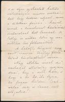 1895 Kubinyi Miklós (1840-1937) történész, régész, Árva vármegye kutatója saját kézzel írt levele