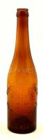 cca 1920 Első Magyar Részvénysör GM. dombornyomott sörös üveg / Vintage beer bottle 29 cm