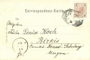 1899 Buchach, Buczacz; Rathaus, Basilianer Kirche, Alte Schloss. Verlag von B. Müller / town hall, c...