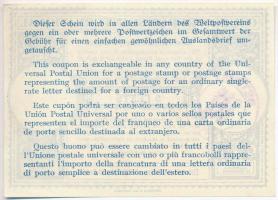 Amerikai Egyesült Államok 1948. 9c "Nemzetközi válaszdíjszelvény" vízejeles papíron, pecsé...