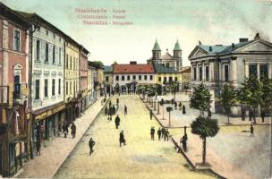 Ivano-Frankivsk, Stanislawów, Stanislau; Rynek / Ringplatz / square, market, shops