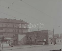 cca 1964 Budapest, Kőbánya, a kerület épületei, utcaképek, a városrész fejlődése, 21 db szabadon fel...