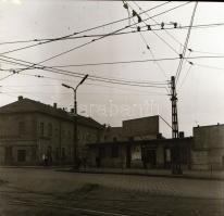 cca 1964 Budapest, Kőbánya, a kerület épületei, utcaképek, a városrész fejlődése, 21 db szabadon fel...