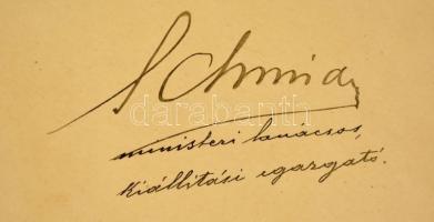 1896 Az Ezredéves Országos kiállítás két vezetőjének saját kézzel írt levele 2 db fejléces papíron: ...