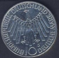 NSZK 1972. 10M Ag "Olimpia-spirál" T:2