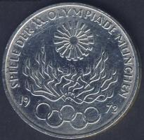 NSZK 1972. 10M Ag "Olimpia-láng" T:2