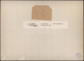 cca 1971 Gebhardt György (1910-1993): Mezőgazdasági táj, feliratozott vintage fotóművészeti alkotás,...