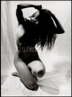 cca 1974 Aktfotók, 4 db fotóművészeti alkotás, 28x37 cm és 40x30 cm / 4 erotic photos