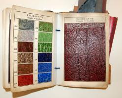 KÖnyvkötövászon anyagmintakönyv