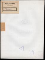 cca 1968 Darkó István (?-?) budapesti fotóművész 3 db matricával jelzett, fotóművészeti alkotása, 40...