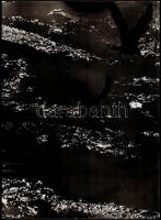 cca 1977 Zsigri Oszkár (1933-?) budapesti fotóművész 3 db fotóművészeti alkotása, kettő jelzett, 40x...