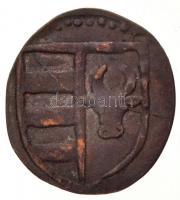 Moldva ~1400-1500. Rézpénz (0,63g) T:2-
/ Moldavia ~1400-1500. Copper coin (0,63g) C:VF