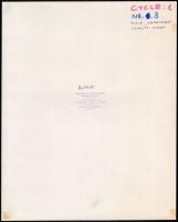 cca 1978 Wojciech Prazmowski lengyel fotóművész 3 db pecséttel jelzett, vintage fotóművészeti alkotá...