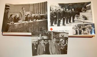 1969 Kaposvár és Kalinin testvérvárosok küldöttségeinek látogatása egymás városaiban 28 db sajtófotó albumban