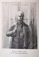 Paul Verlaine Válogatott Versei. Fordította Szabó Lőrinc. Bp., 1926, Pandora-kiadás. Korabeli félvás...