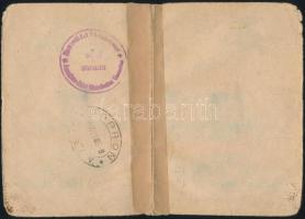 1945 június Ideiglenes igazolvány a mauthauiseni koncentrációs táborból szabadult magyar fogoly rész...