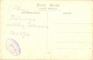 1933 Kalvarija, Auto Stotis / autobus stop with gas station, I. Mirliho photo