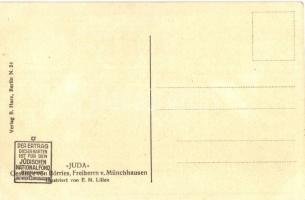 Die Gesänge des Jehuda. Serie Juda Gesänge von Börries, Freiherrn von Münchhausen. Verlag B. Harz / ...