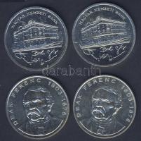 1992-94. 200Ft Ag "Deák" (2x) + "MNB" (2x) T:BU,exBU