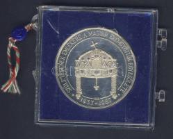 1987. "150 éve született Erzsébet királynő" Ag emlékérem T:BU Eredeti tokban!