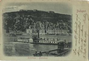 Budapest - 10 db RÉGI városképes lap, vegyes minőség / 10 pre-1945 town-view postcards, mixed qualit...