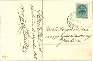 Üdvözlet a Krampusztól! / Krampus dancing with a lady. E.T.E. 8