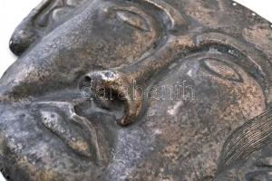 Kínai ezüst halotti / temetési maszk. Liao dinasztiabeli (907-1125) férfi maszk  vélhetően későbbi, ...