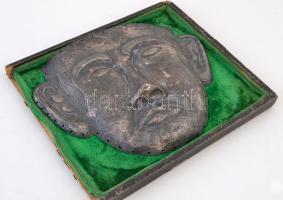 Kínai ezüst halotti / temetési maszk. Liao dinasztiabeli (907-1125) férfi maszk  vélhetően későbbi, ...